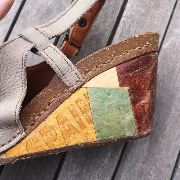 Art by The Art Company leather wedge sandals - Picture 5 of 15